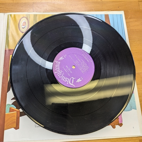 Walt Disney's Peter Pan Vinyl Record 3910 1969 Version *Storybook Incomplete* - Picture 5 of 6